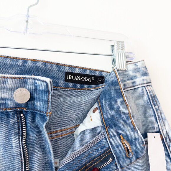 NEW Blank NYC Denim Barrel Jeans Light Wash Vintage Aesthetic, Size 26 - Picture 6 of 9
